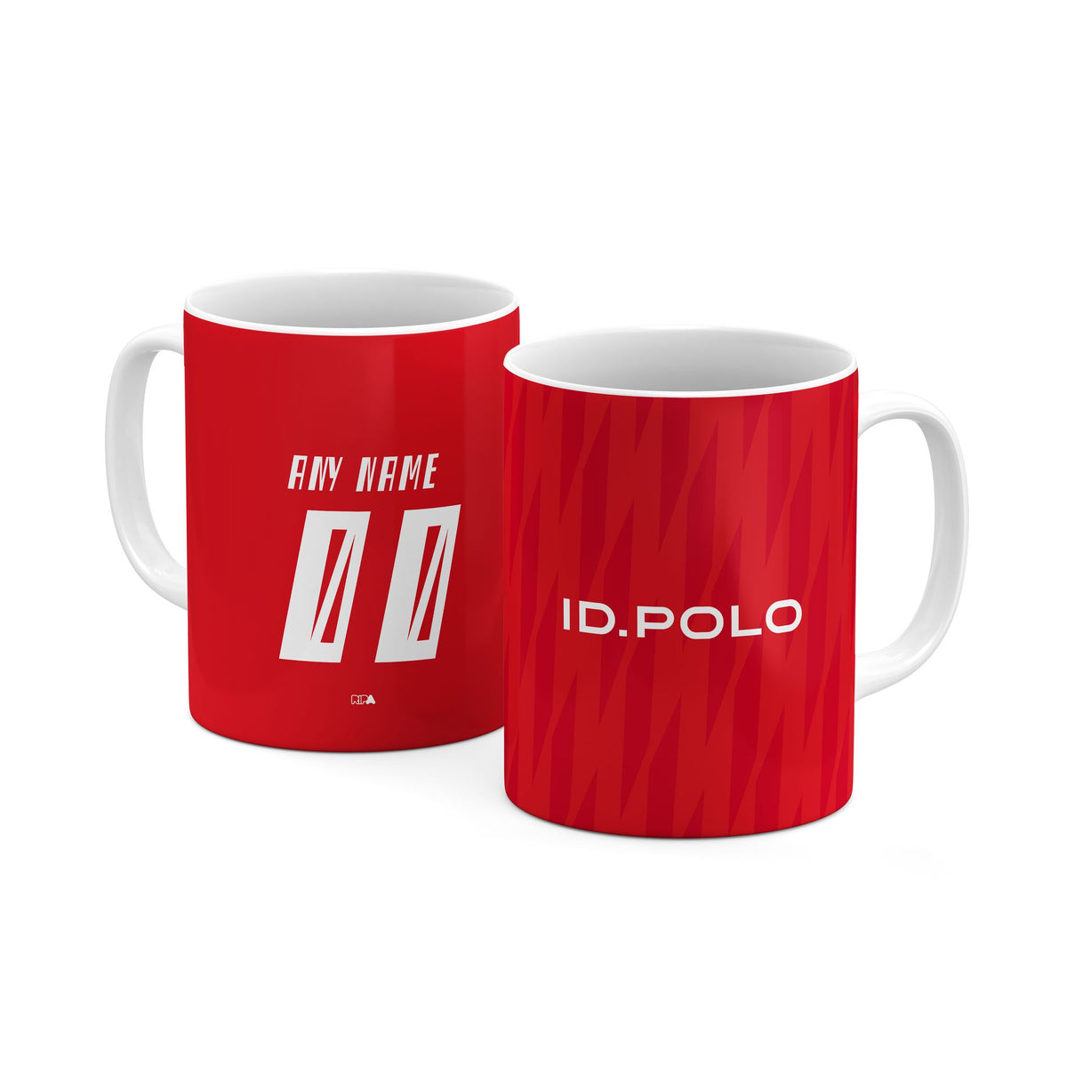 Mug with the Wolfsburg 2026-27 Third football shirt design by RIPA Football