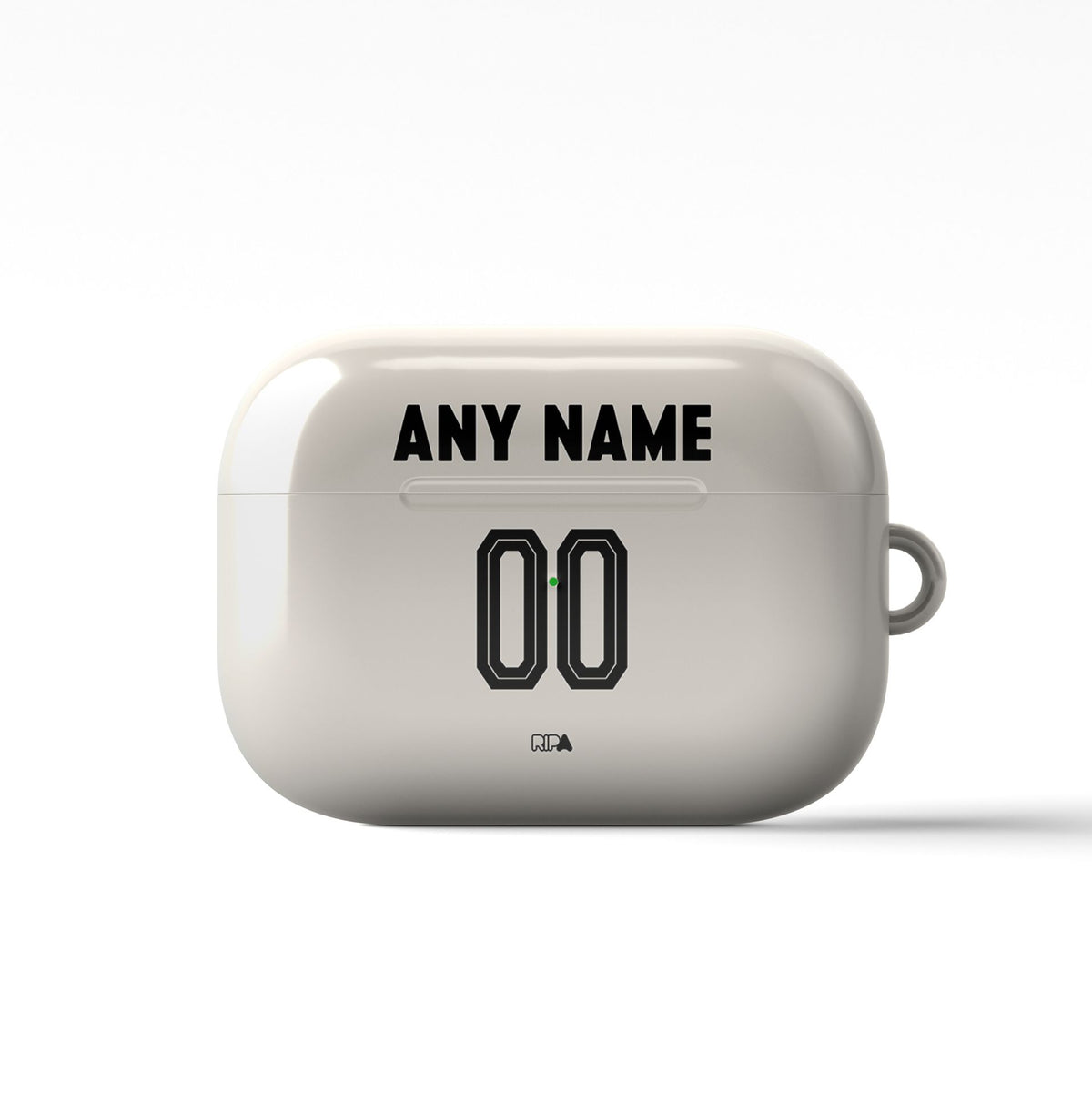 AirPods case with the Werder Bremen 2024-25 Away football shirt design by RIPA Football