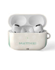 AirPods case with the Werder Bremen 2024-25 Away football shirt design by RIPA Football