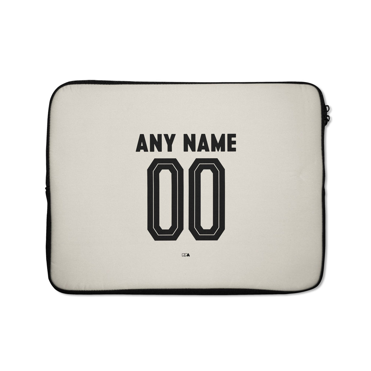 Laptop sleeve with the Werder Bremen 2024-25 Away football shirt design by RIPA Football