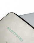 Laptop sleeve with the Werder Bremen 2024-25 Away football shirt design by RIPA Football