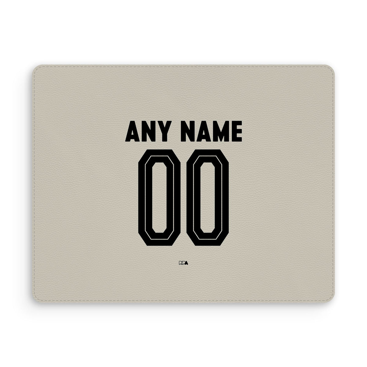Mouse pad with the Werder Bremen 2024-25 Away football shirt design by RIPA Football