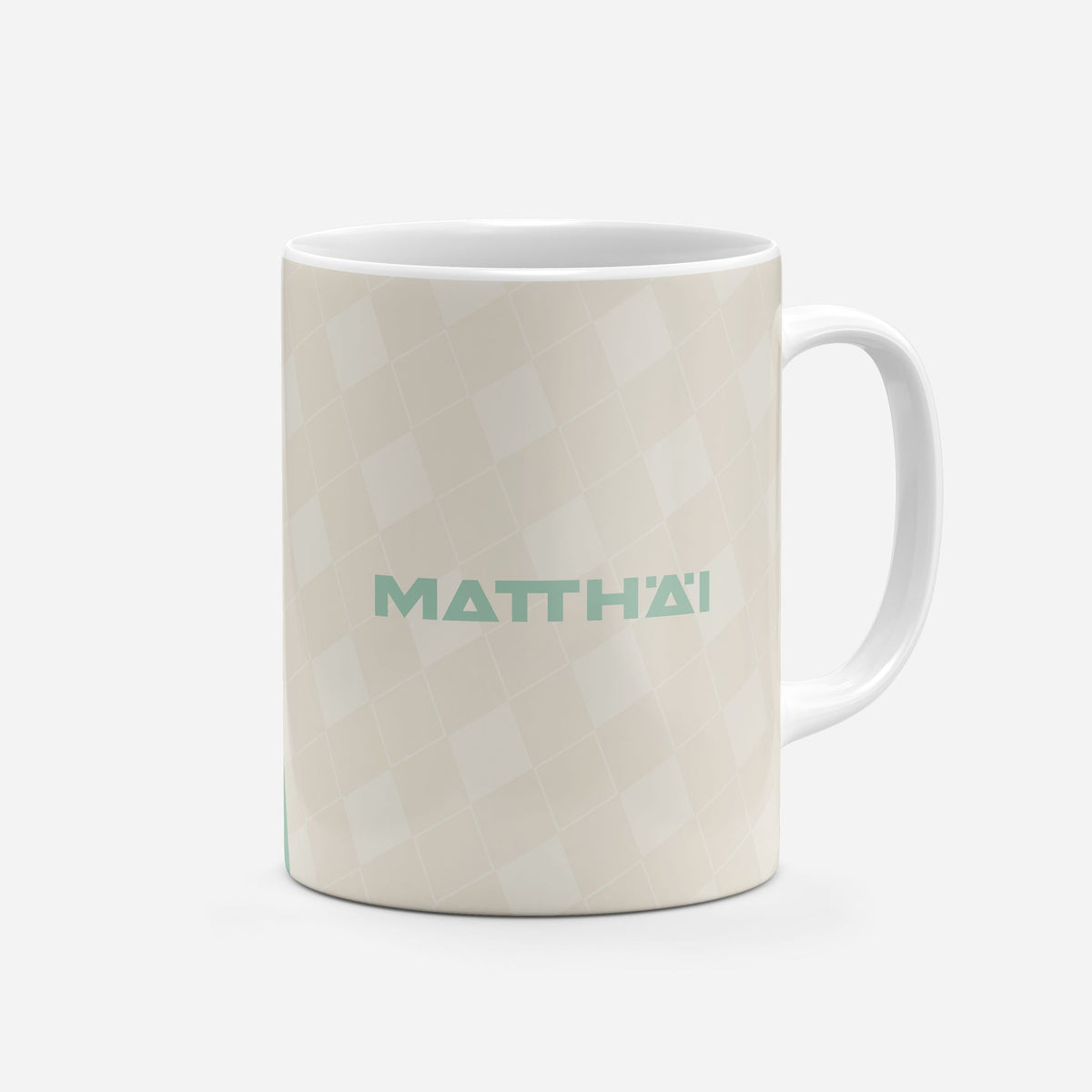 Mug with the Werder Bremen 2024-25 Away football shirt design by RIPA Football