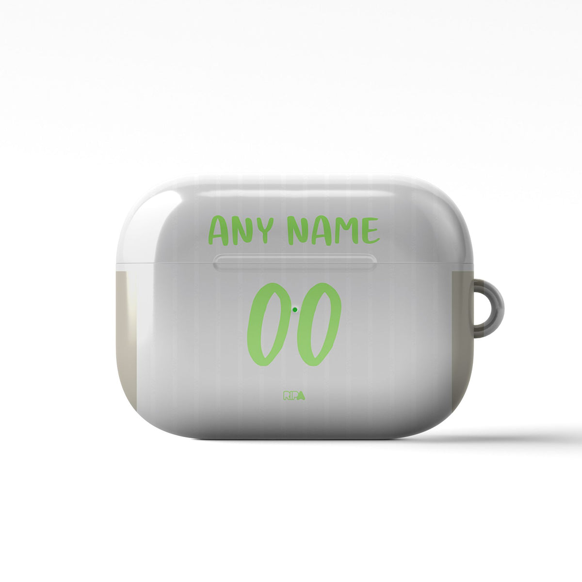 AirPods case with the Werder Bremen 2025-26 Third football shirt design by RIPA Football