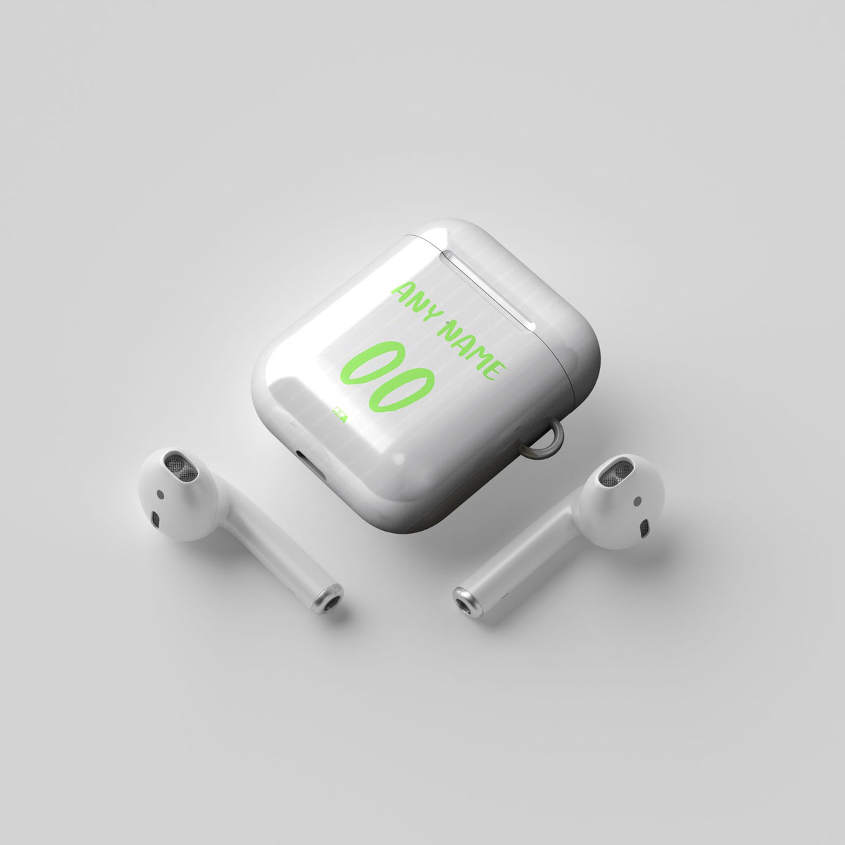 AirPods case with the Werder Bremen 2025-26 Third football shirt design by RIPA Football