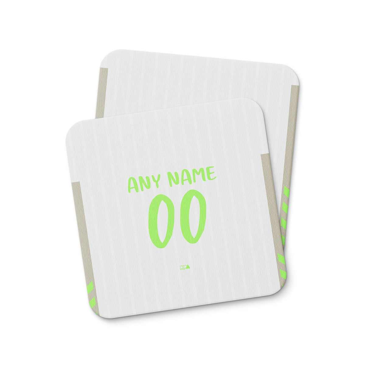 Coaster with the Werder Bremen 2025-26 Third football shirt design by RIPA Football