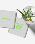 Coaster with the Werder Bremen 2025-26 Third football shirt design by RIPA Football