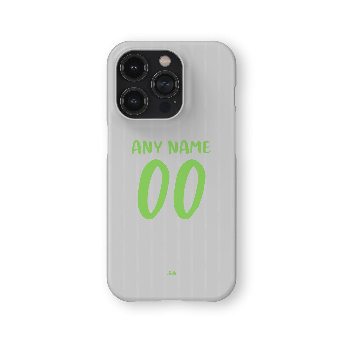 Phone case with the Werder Bremen 2025-26 Third football shirt design by RIPA Football