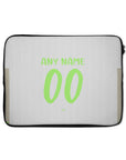 Laptop sleeve with the Werder Bremen 2025-26 Third football shirt design by RIPA Football