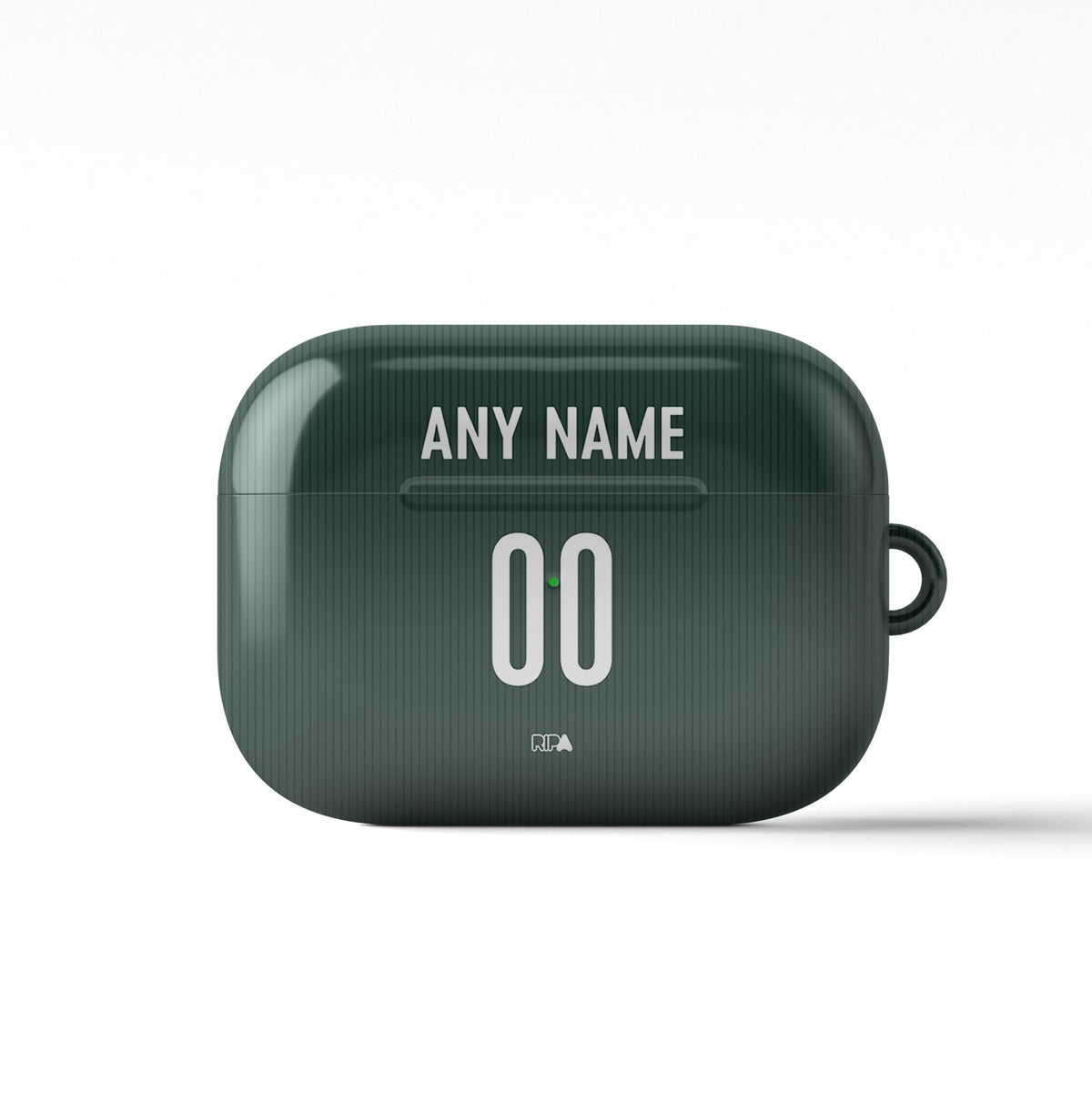 AirPods case with the Werder Bremen 2026-27 Away football shirt design by RIPA Football