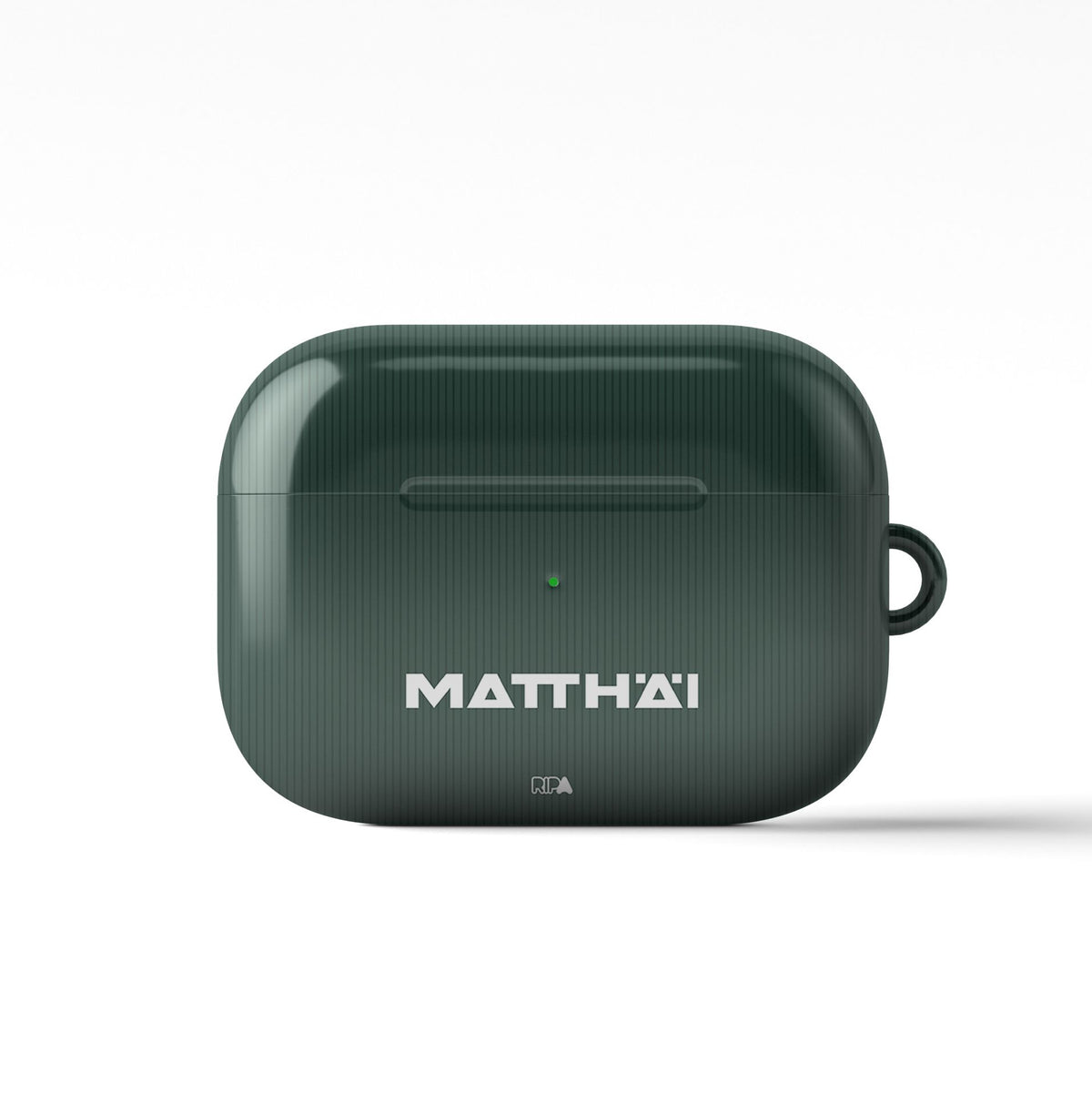 AirPods case with the Werder Bremen 2026-27 Away football shirt design by RIPA Football