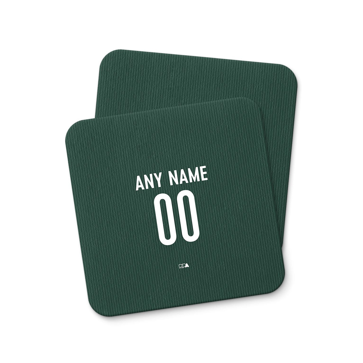 Coaster with the Werder Bremen 2026-27 Away football shirt design by RIPA Football