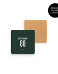 Coaster with the Werder Bremen 2026-27 Away football shirt design by RIPA Football