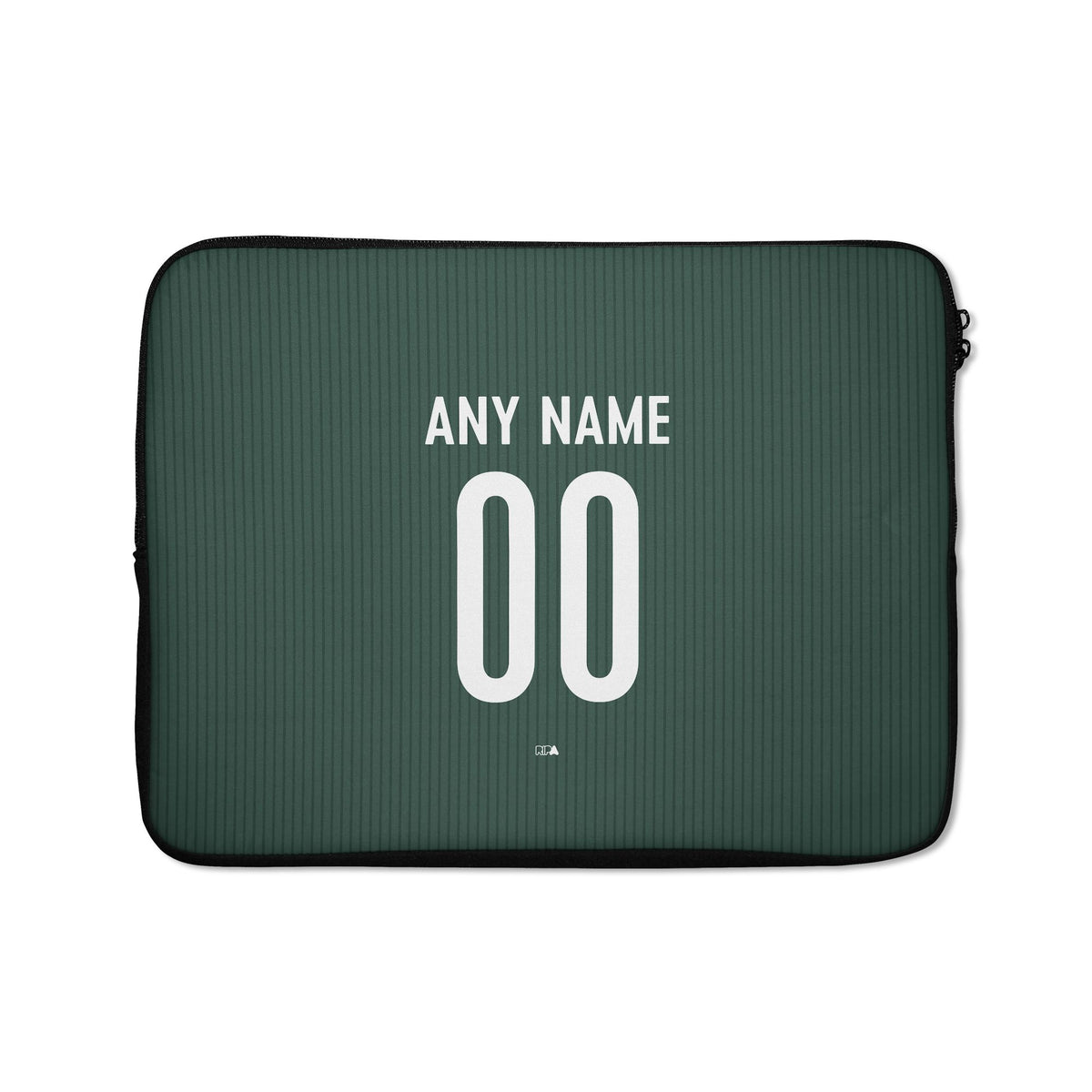 Laptop sleeve with the Werder Bremen 2026-27 Away football shirt design by RIPA Football