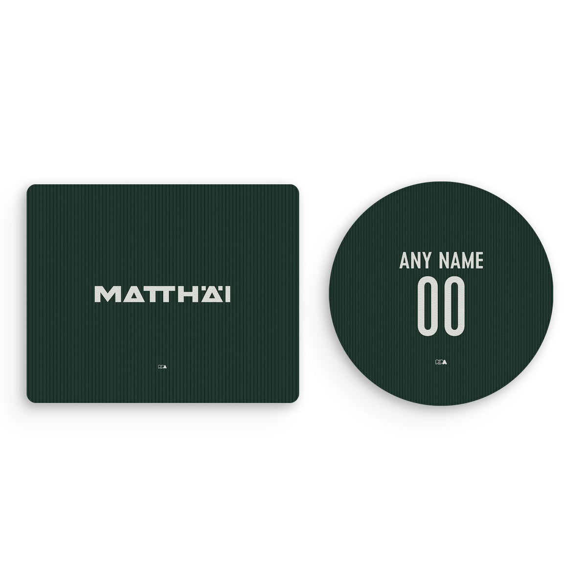 Mouse pad with the Werder Bremen 2026-27 Away football shirt design by RIPA Football