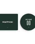 Mouse pad with the Werder Bremen 2026-27 Away football shirt design by RIPA Football