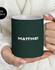 Mug with the Werder Bremen 2026-27 Away football shirt design by RIPA Football