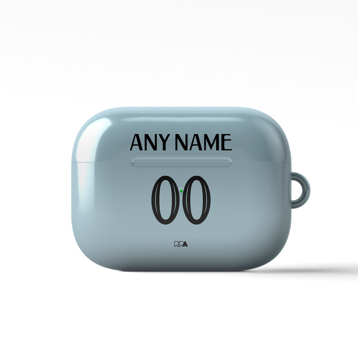 AirPods case with the West Ham United 2024-25 Home football shirt design by RIPA Football