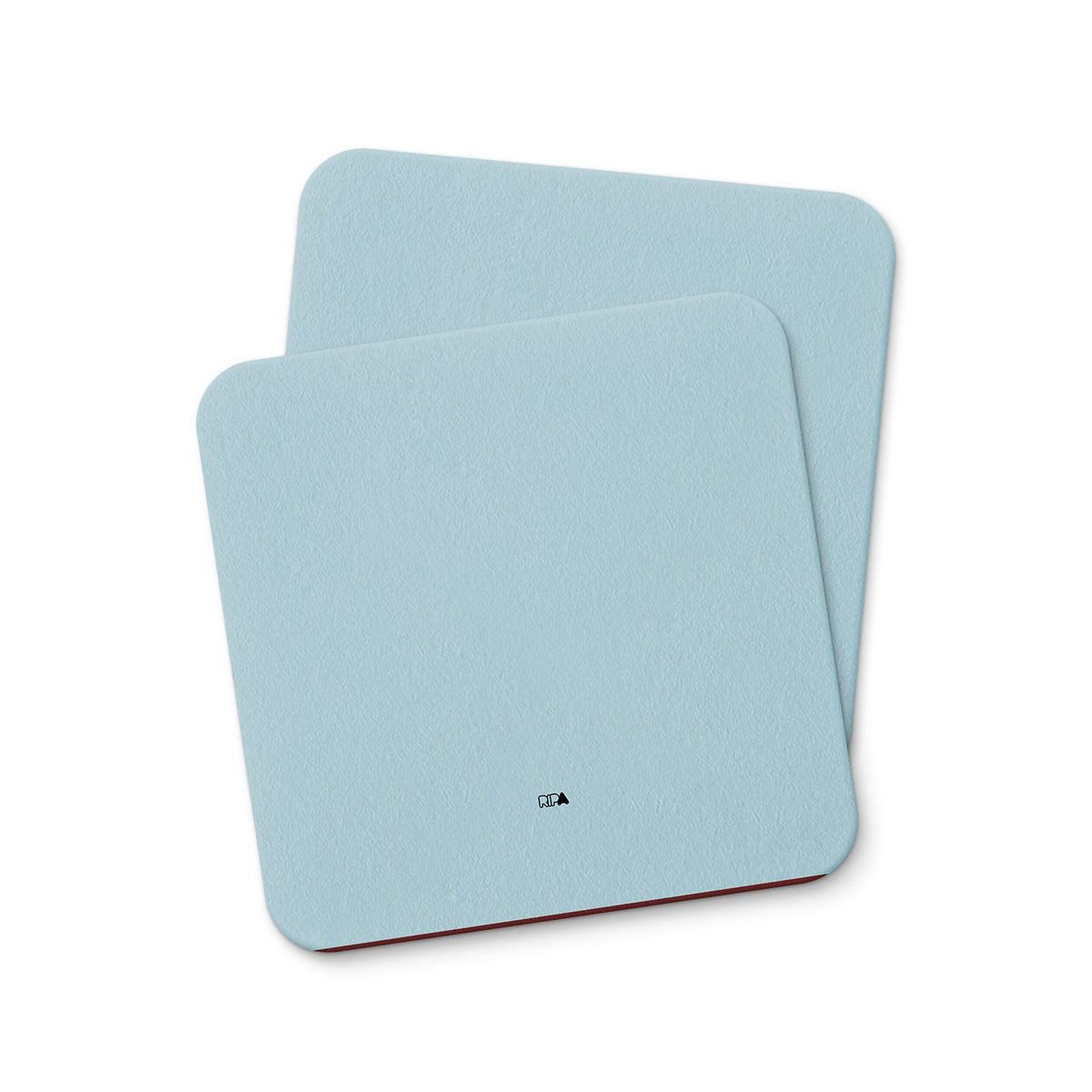 Coaster with the West Ham United 2024-25 Home football shirt design by RIPA Football