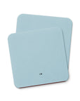 Coaster with the West Ham United 2024-25 Home football shirt design by RIPA Football