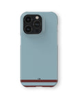 Phone case with the West Ham United 2024-25 Home football shirt design by RIPA Football