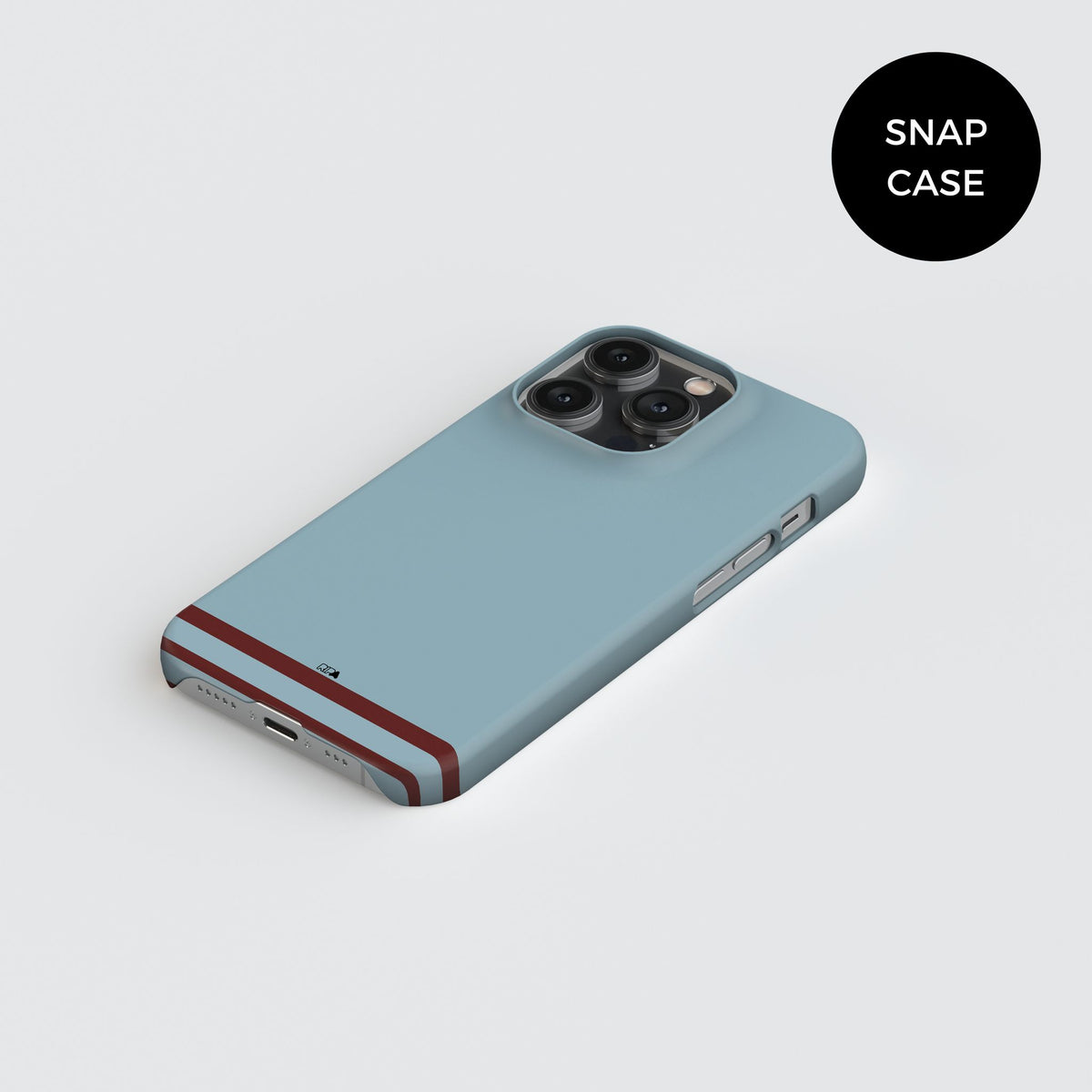 Phone case with the West Ham United 2024-25 Home football shirt design by RIPA Football