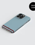 Phone case with the West Ham United 2024-25 Home football shirt design by RIPA Football