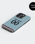 Phone case with the West Ham United 2024-25 Home football shirt design by RIPA Football