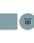 Mouse pad with the West Ham United 2024-25 Home football shirt design by RIPA Football