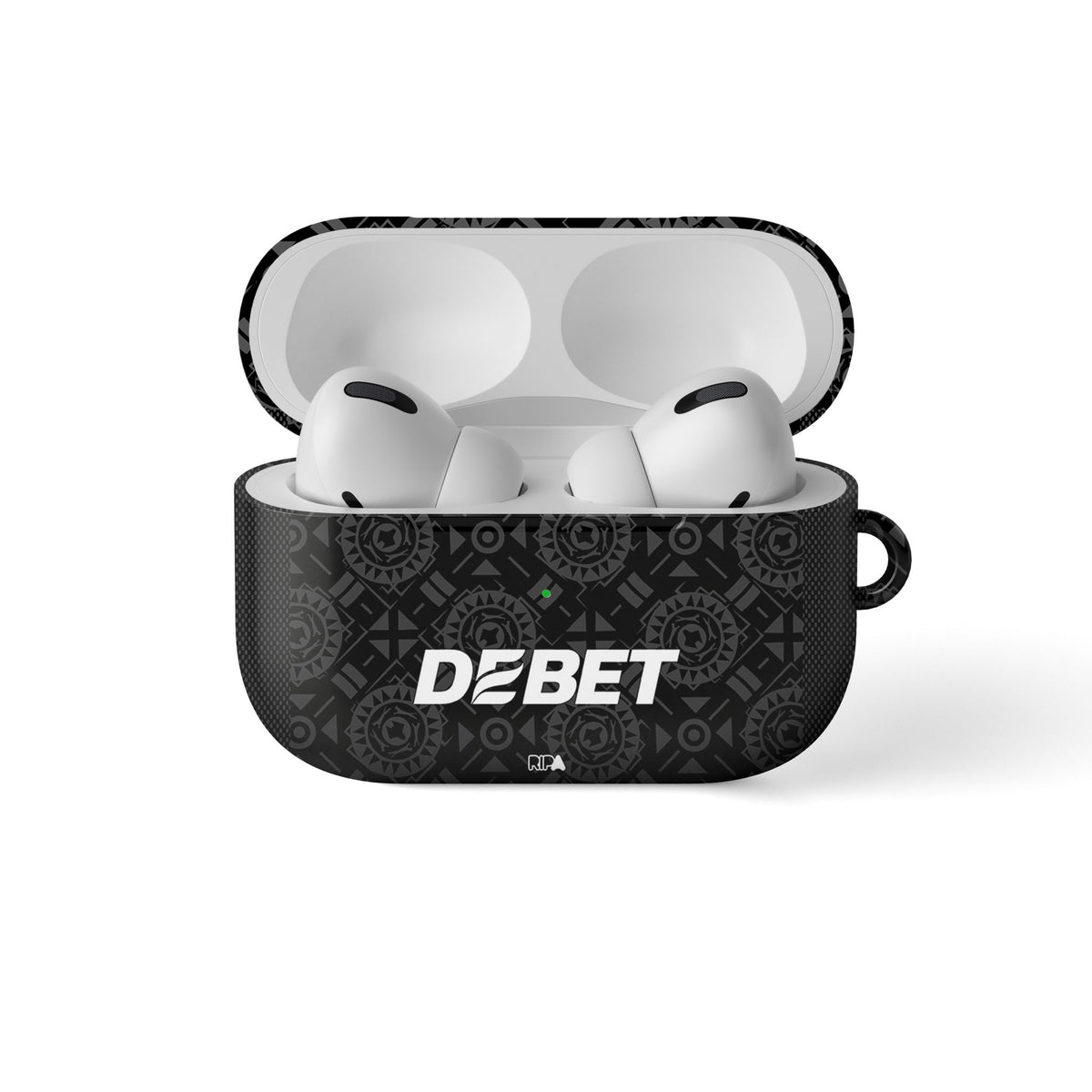 AirPods case with the Wolverhampton 2025-26 Goalkeeper football shirt design by RIPA Football