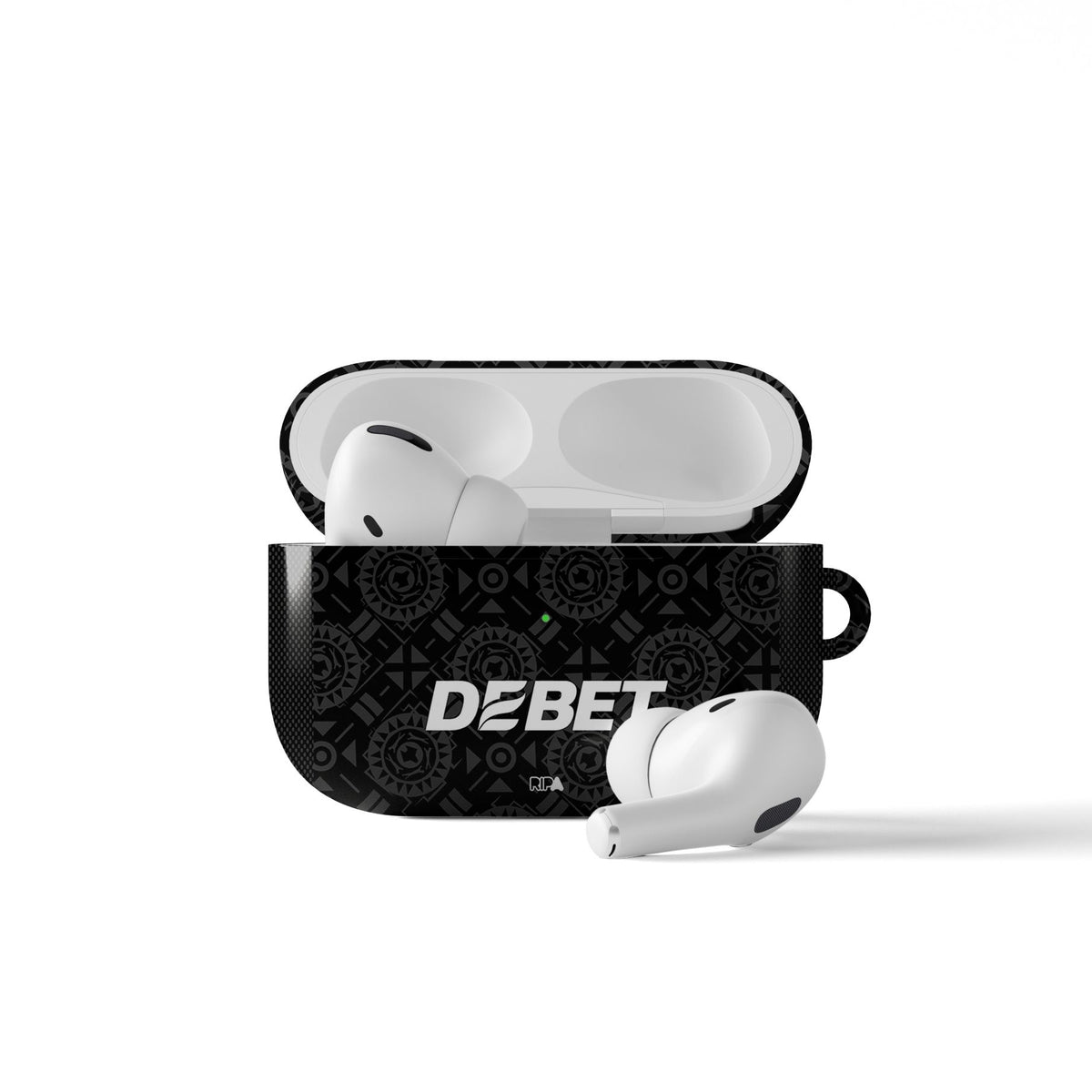 AirPods case with the Wolverhampton 2025-26 Goalkeeper football shirt design by RIPA Football