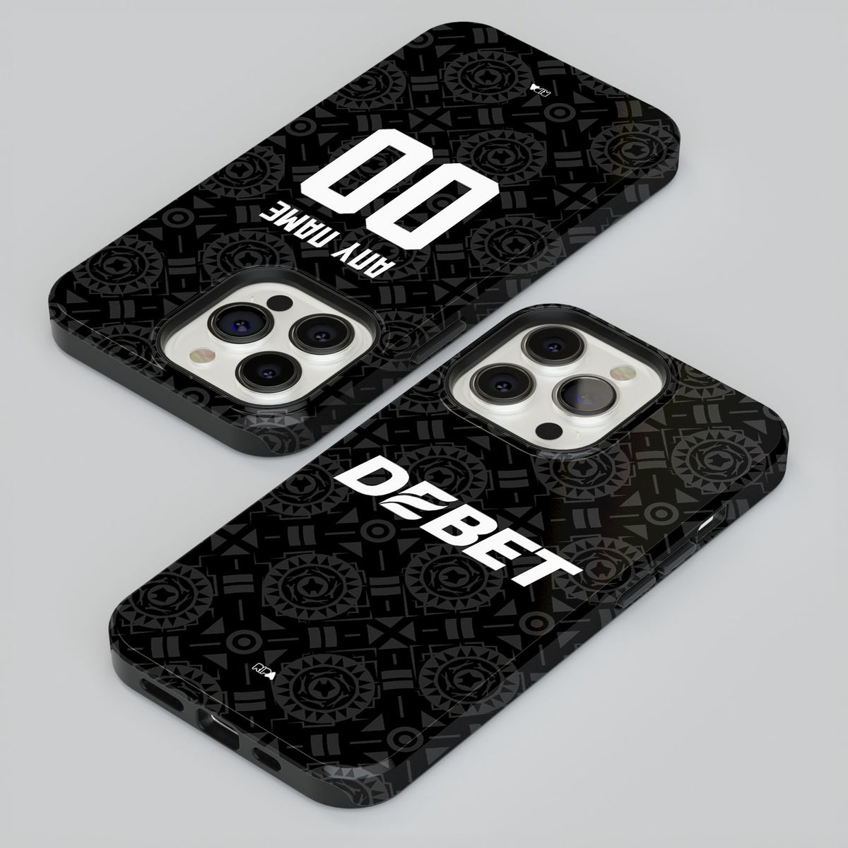 Phone case with the Wolverhampton 2025-26 Goalkeeper football shirt design by RIPA Football
