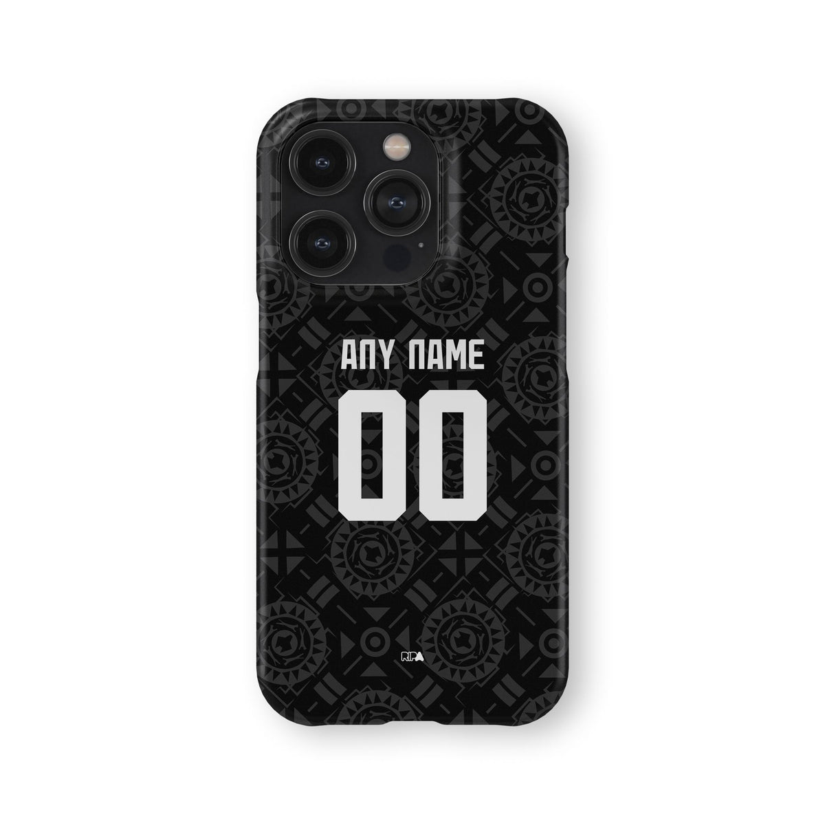 Phone case with the Wolverhampton 2025-26 Goalkeeper football shirt design by RIPA Football