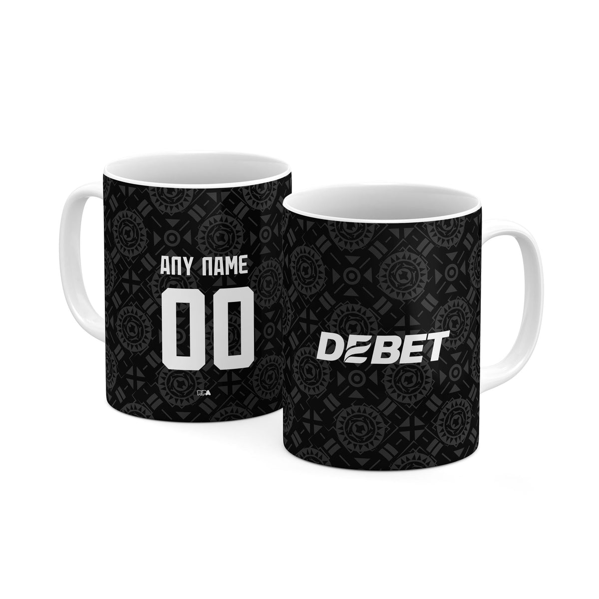 Mug with the Wolverhampton 2025-26 Goalkeeper football shirt design by RIPA Football