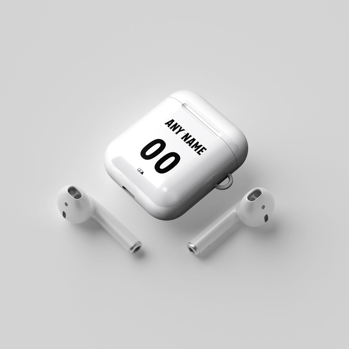AirPods case with the Wrexham 2025-26 Third football shirt design by RIPA Football