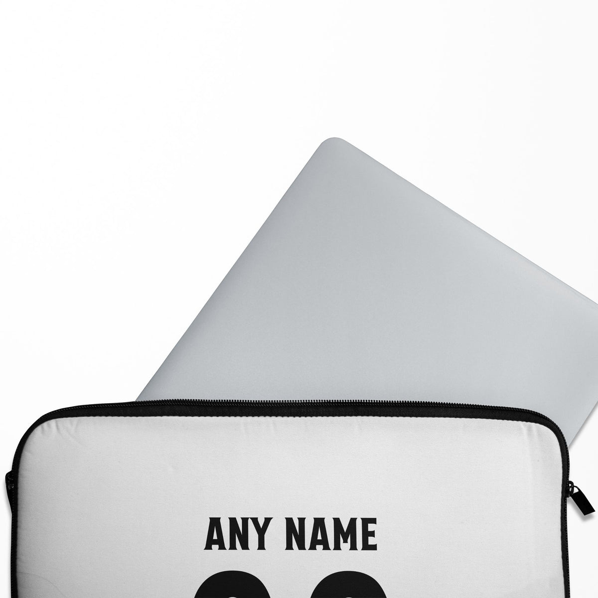 Laptop sleeve with the Wrexham 2025-26 Third football shirt design by RIPA Football