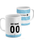 Mug with the Wrexham 2025-26 Third football shirt design by RIPA Football