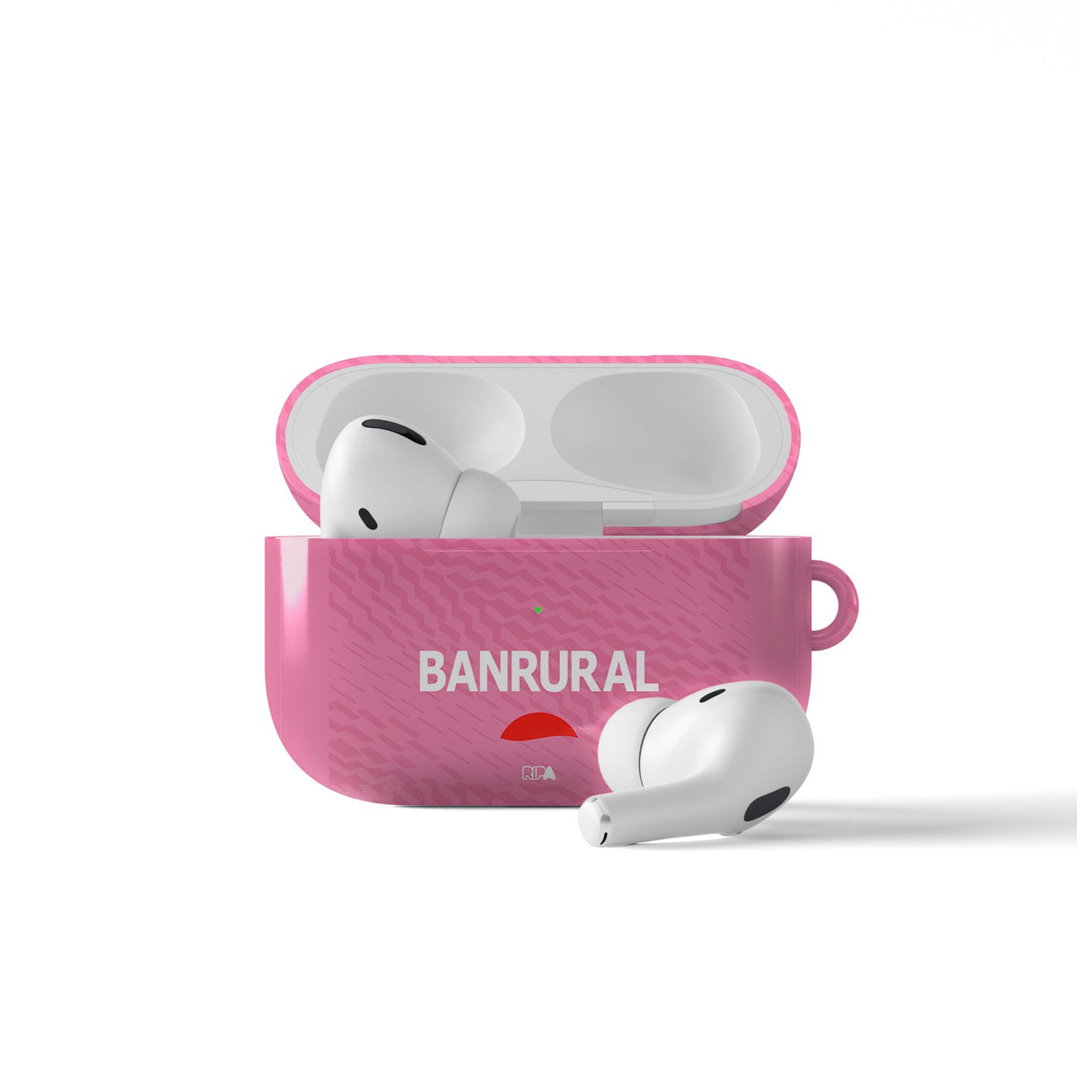 AirPods case with the Xelajú 2025-26 Goalkeeper football shirt design by RIPA Football