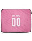 Laptop sleeve with the Xelajú 2025-26 Goalkeeper football shirt design by RIPA Football