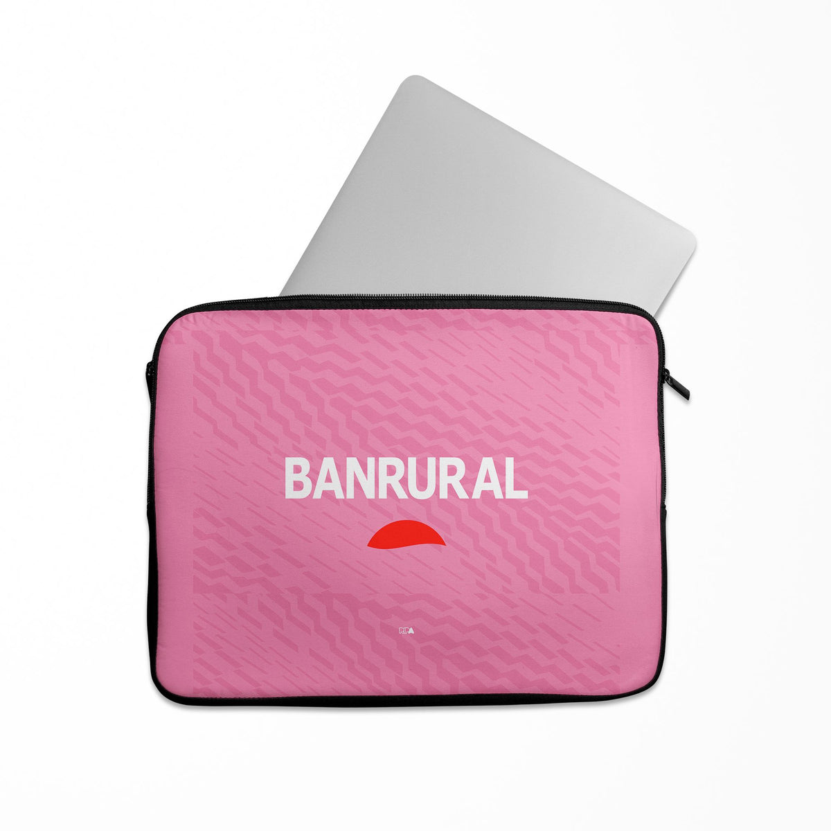 Laptop sleeve with the Xelajú 2025-26 Goalkeeper football shirt design by RIPA Football