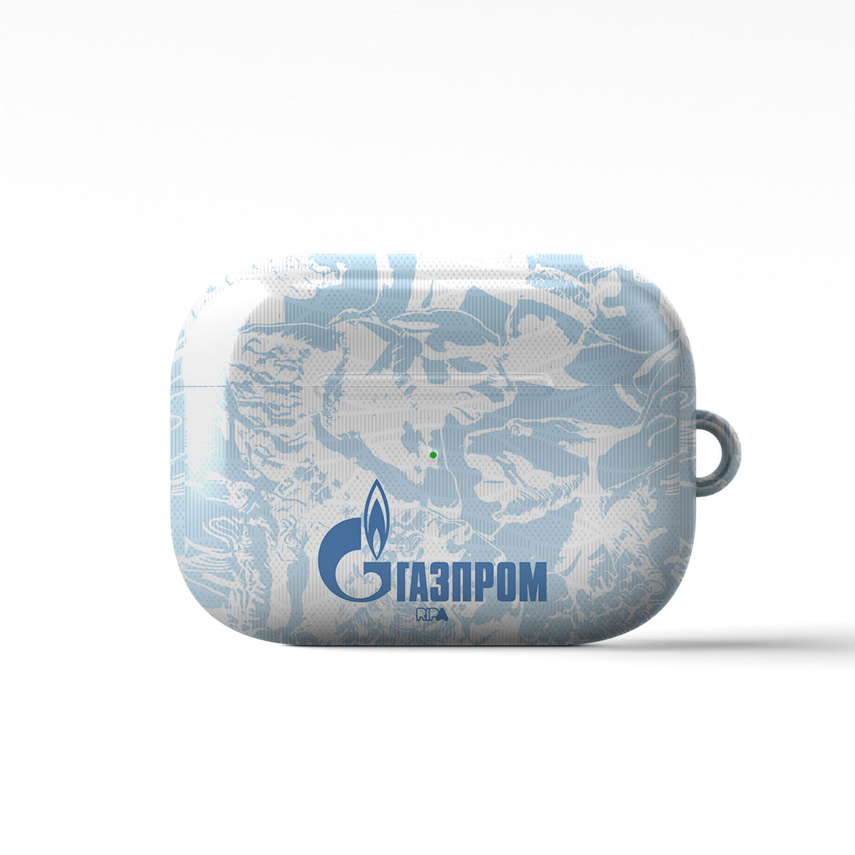 AirPods case with the Zenit 2024-25 Away football shirt design by RIPA Football
