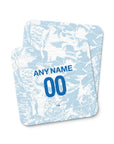 Coaster with the Zenit 2024-25 Away football shirt design by RIPA Football