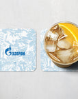 Coaster with the Zenit 2024-25 Away football shirt design by RIPA Football