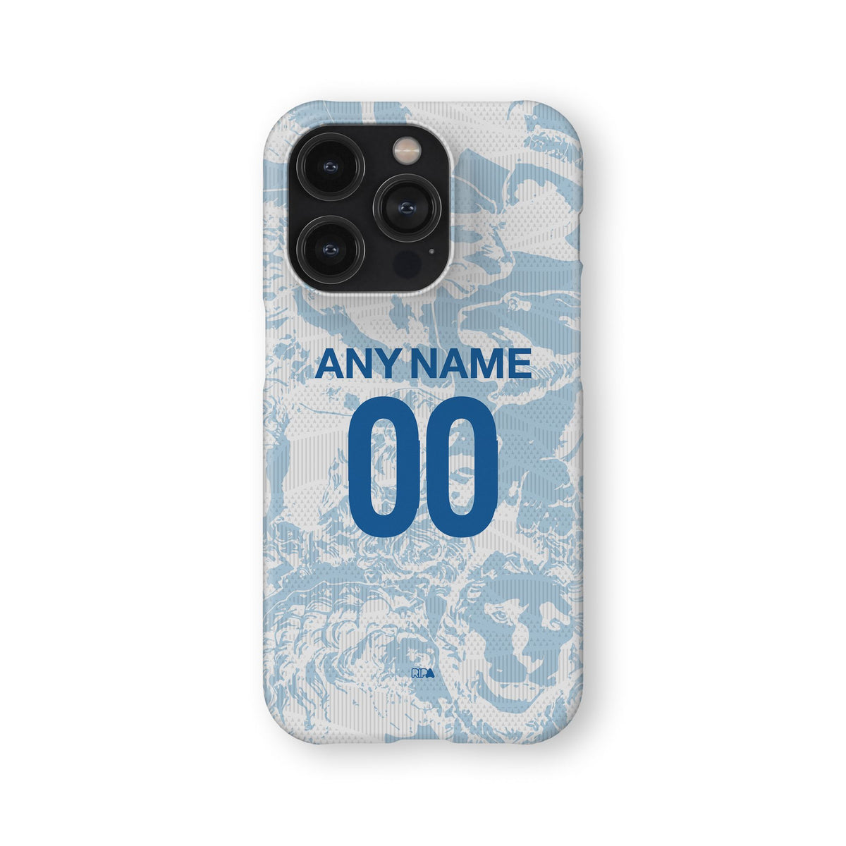 Phone case with the Zenit 2024-25 Away football shirt design by RIPA Football