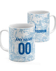 Mug with the Zenit 2024-25 Away football shirt design by RIPA Football