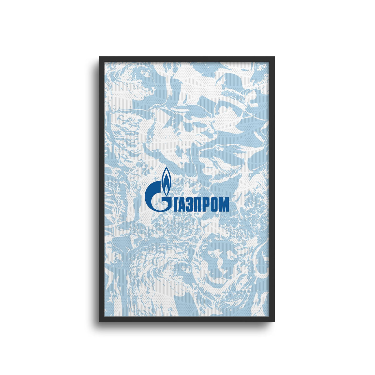 Print with the Zenit 2024-25 Away football shirt design by RIPA Football