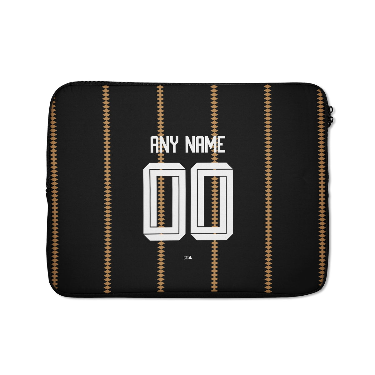 Laptop sleeve with the Germany 2026 Third football shirt design by RIPA Football
