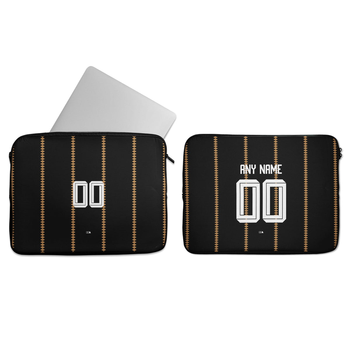 Laptop sleeve with the Germany 2026 Third football shirt design by RIPA Football