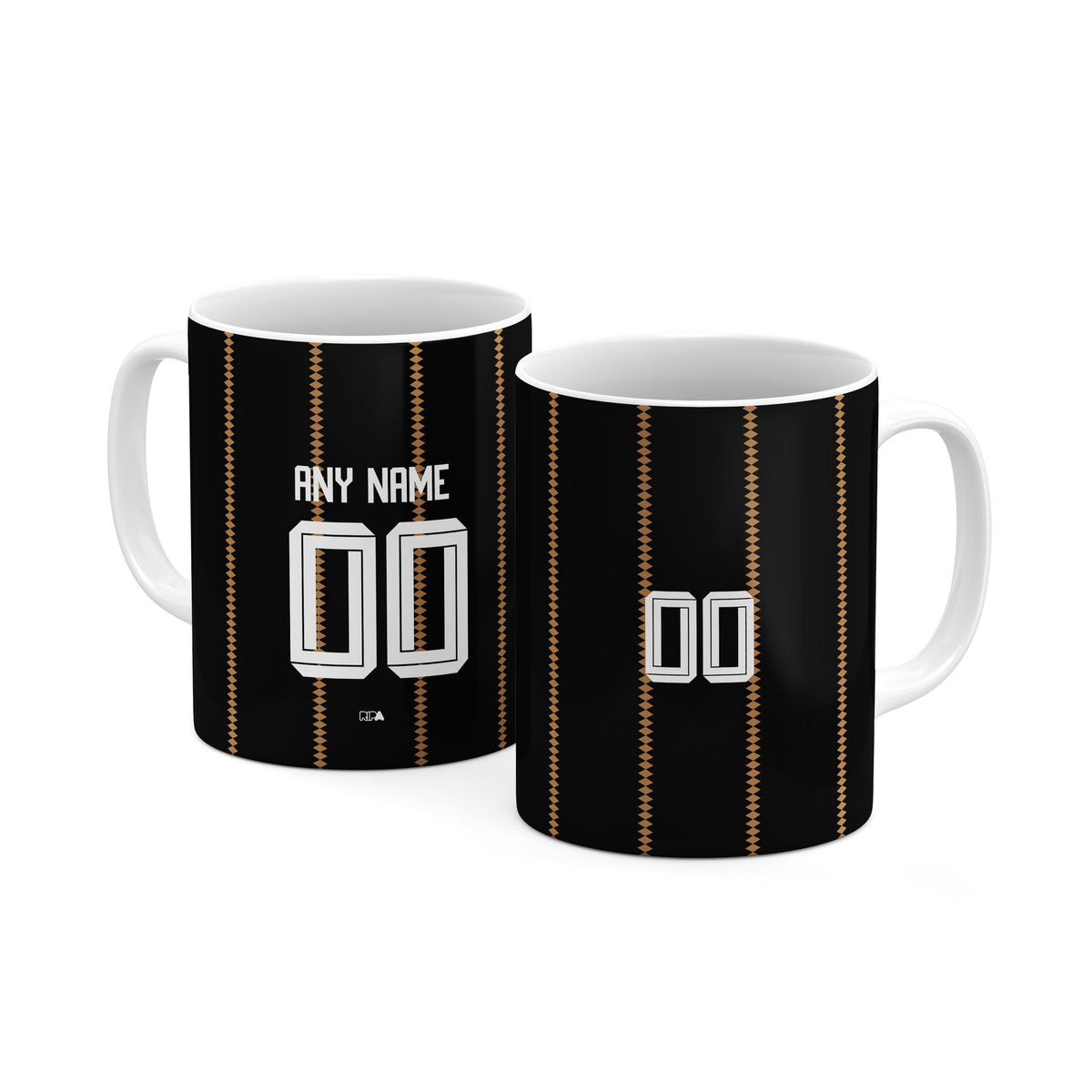 Mug with the Germany 2026 Third football shirt design by RIPA Football