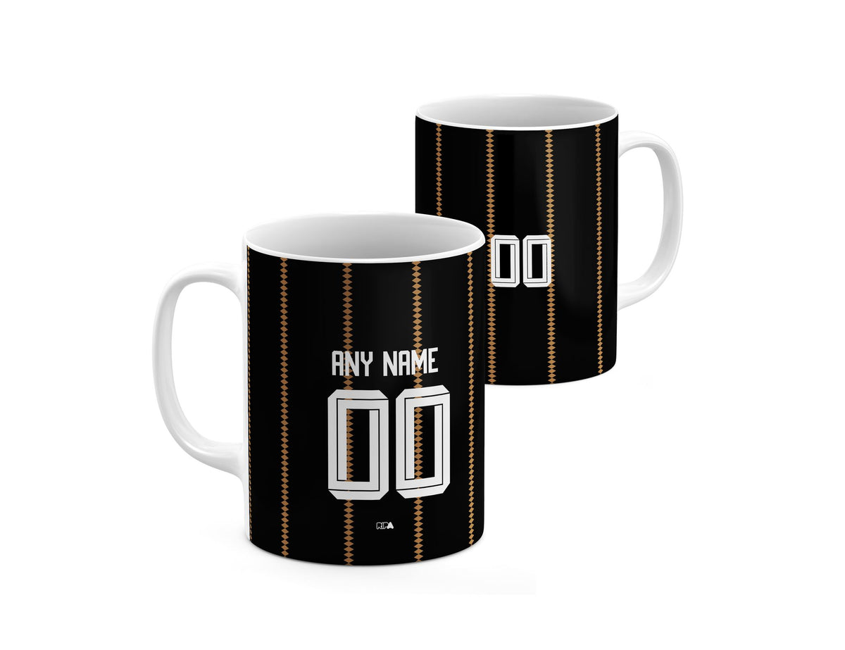 Mug with the Germany 2026 Third football shirt design by RIPA Football